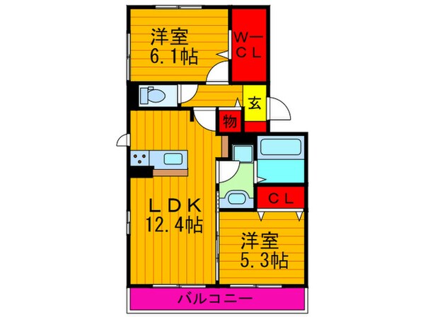 Grand Ileの物件間取画像